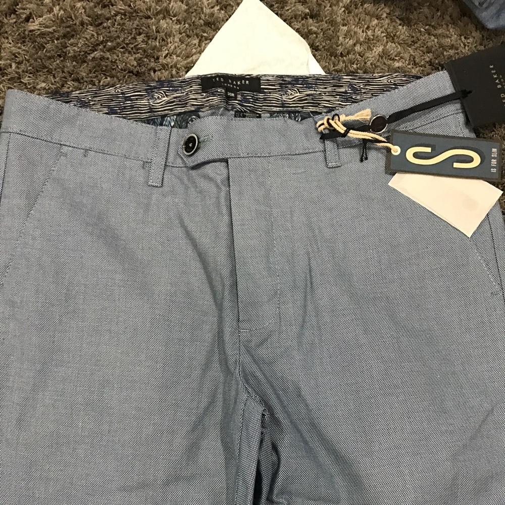 Ted baker blue pants slacks